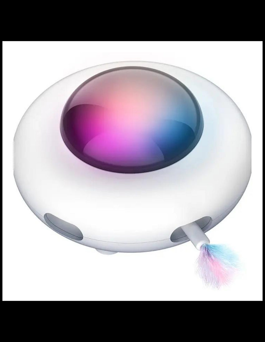 Jucarie pentru pisici UFO electonica, incarcare USB