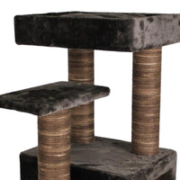 Ansamblu de joaca si catarat pentru pisici cu sisal, SHAW, MDF, maro, model Zurih