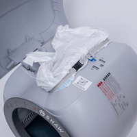 Litiera automata smart SHAW® LUNA pentru pisici, auto-curatare, izolare mirosuri, aplicatie mobila, 9L
