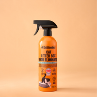 Solutie Profesionala Enzimatica pentru Eliminarea Mirosului de Urina din Litiera Pisicii, pentru Curatare Litiera, fara parfum, 750 ml