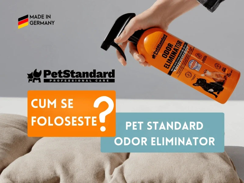 Solutie Profesionala Enzimatica pentru Eliminarea Mirosurilor, Curatare Urina Pisica si Caine, Fecale, Voma,  750 ml