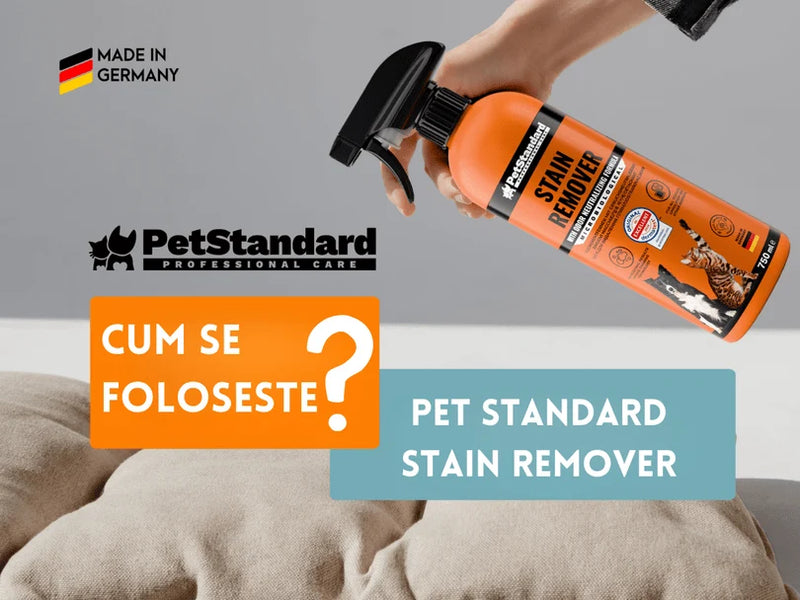 Solutie Profesionala Enzimatica pentru Eliminarea Petelor cu Neutralizare Mirosuri, Pet Standard, 750 ml