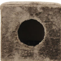 Taburet cu culcus pentru pisici, SHAW, MDF, maro, model Linz