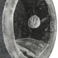 Ansamblu de joaca si catarat pentru pisici cu sisal, SHAW, MDF, gri, model Bordo