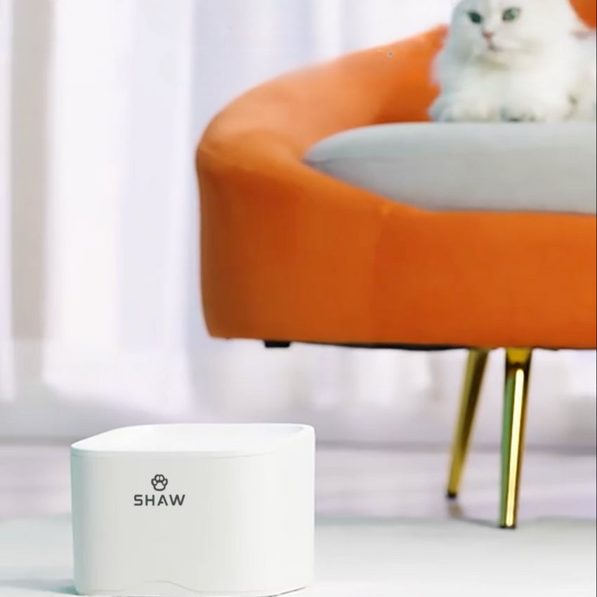 Fantana dispenser de apa Smart SHAW® pentru pisici, aplicatie mobila, 2.5L