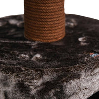 Ansamblu de joaca si catarat pentru pisici cu sisal, SHAW, MDF, maro, model Warsaw