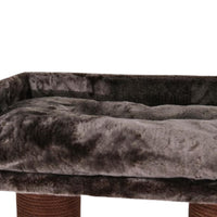 Ansamblu de joaca si catarat pentru pisici cu sisal, SHAW, MDF, maro, model Toulouse