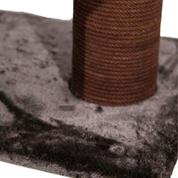 Ansamblu de joaca si catarat pentru pisici cu sisal, SHAW, MDF, maro, model Toulouse