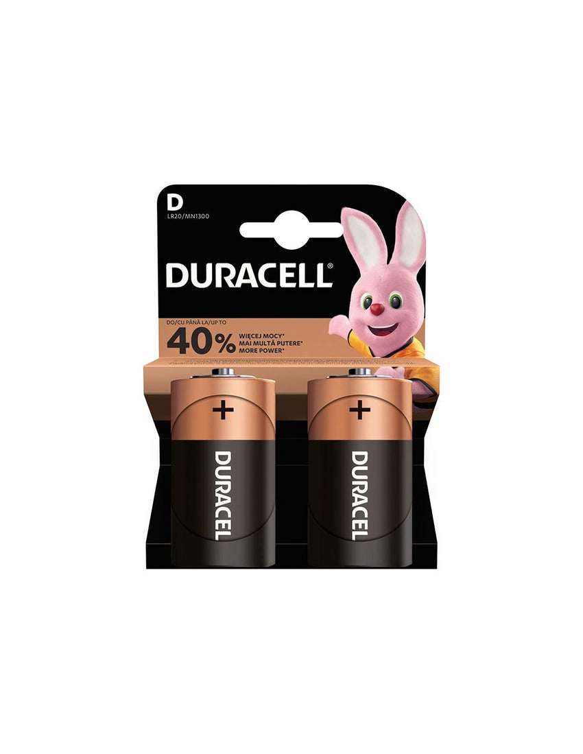 Baterii D Duracell LR20 1.5V Alkaline - 2 buc.