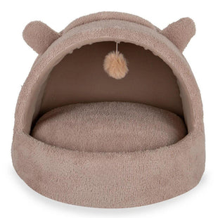 Pat moale, pufos si confortabil pentru pisici, SHAW, Lavabil, bej, 40 x 50 cm