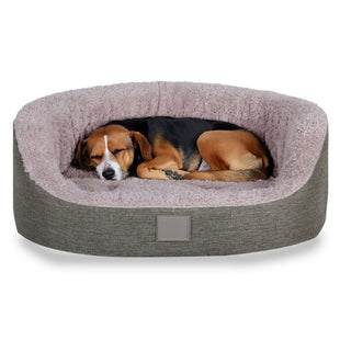 Pat moale si confortabil pentru caini si pisici, SHAW, Lavabil, Gri, Pavia, 45 x 50 cm