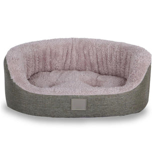 Pat moale si confortabil pentru caini si pisici, SHAW, Lavabil, Gri, Pavia, 45 x 50 cm