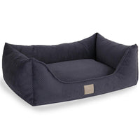 Pat moale si confortabil pentru caini si pisici, SHAW, Lavabil, Gri, Blanka, 40 x 60 cm