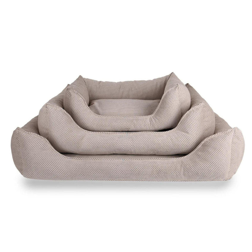 Pat moale si confortabil pentru caini si pisici, SHAW, Lavabil, Bej, Blanka, 40 x 60 cm