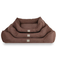 Pat moale si confortabil pentru caini si pisici, SHAW, Lavabil, Maro, Blanka, 40 x 60 cm