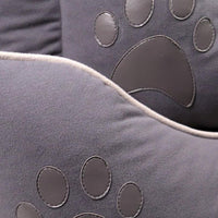 Pat moale si confortabil pentru caini si pisici, SHAW, Lavabil, Gri, Stella, 40 x 60 cm