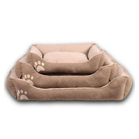 Pat moale si confortabil pentru caini si pisici, SHAW, Lavabil, Bej, Stella, 60 x 80 cm
