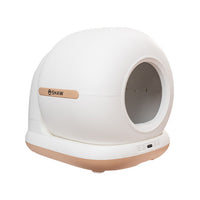 Litiera automata Smart SHAW® PRO pentru pisici, auto-curatare, sterilizare UV, eliminare mirosuri cu odorizant, aplicatie mobila