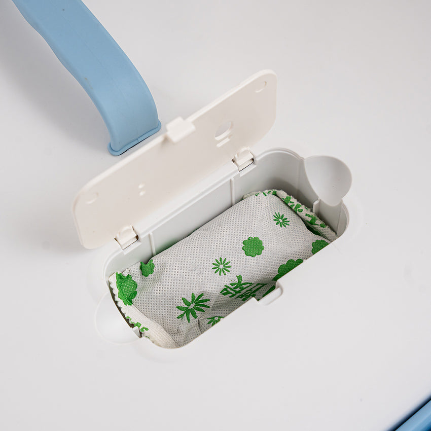 Litieră pliabilă pentru pisici SHAW, 56 × 49,5 × 46 cm, ideală pentru călătorii, plastic