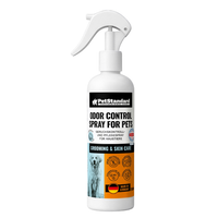 Spray Eliminare Mirosuri pentru Caini si Pisici PetStandard Odor Control 250 ml, cu Probiotice, Vitamine si Ulei de Cocos