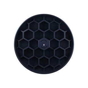 Bol hrănire lentă pentru câini - Slow feeder Honeycomb Doctor Totolici, culoare Anthracite