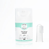 Gel dentar natural pentru câini și pisici Doctor Totolici, 50 ml + periuță tip degetar din silicon cadou