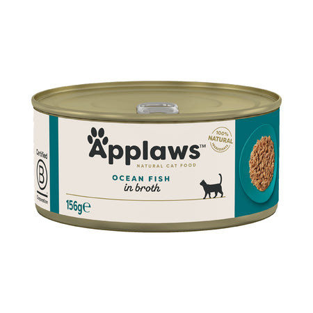 Hrana umeda pentru pisici, peste oceanic - APPLAWS Cat Peste Oceanic 156g