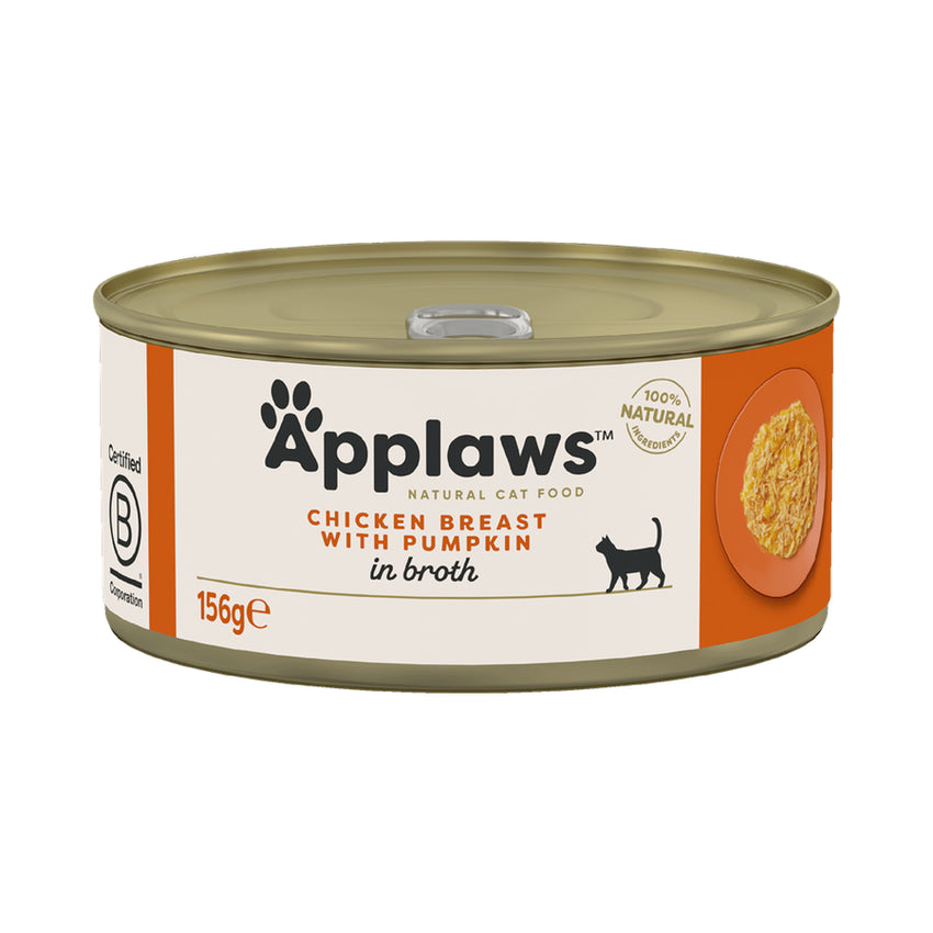 Applaws Hrana Umeda Pisici Conserva, cu Piept de Pui si Dovlecel, Natural, Fara Cereale, 156g