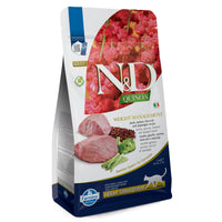 Hrana uscata pentru pisici adulte - Farmina N&D Quinoa Pisica Adult Controlul Greutatii Miel 1,5kg