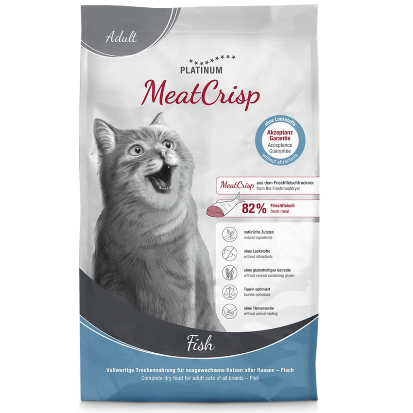 Hrana uscata pisici adulte Platinum Meat Crisp cu Peste 1.5kg