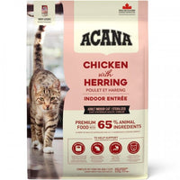 Hrana uscata premium fara cereale pentru pisici de interior, cu pui si curcan - ACANA Cat Indoor Entree 1.8 kg