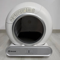 Second Hand - Litiera automata smart SHAW® V3 pentru pisici, auto-curatare, eliminare mirosuri prin ionizare, aplicatie mobila, 9L (7)