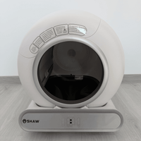Second Hand - Litiera automata smart SHAW® V3 pentru pisici, auto-curatare, eliminare mirosuri prin ionizare, aplicatie mobila, 9L (42)