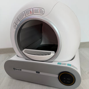Second Hand - Litiera automata smart SHAW® V1 pentru pisici, auto-curatare, aplicatie mobila, 9L (28)