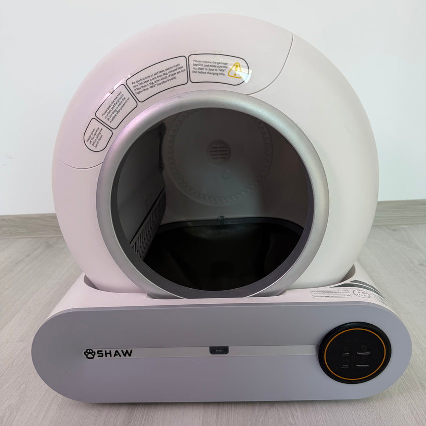 Second Hand - Litiera automata smart SHAW® V1 pentru pisici, auto-curatare, ionizare, aplicatie mobila, 9L (25)
