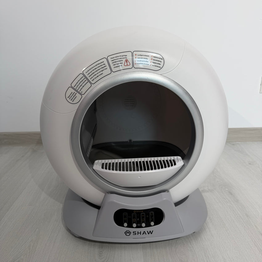 Second Hand - Litiera automata smart SHAW® V2 pentru pisici, auto-curatare, aplicatie mobila, 9L (22)