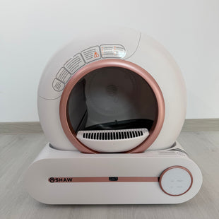 Second Hand - Litiera automata smart SHAW® V1 Roz pentru pisici, auto-curatare, aplicatie mobila, 9L (31)