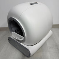 SECOND HAND - Litiera automata smart SHAW® V3 pentru pisici, auto-curatare, eliminare mirosuri prin ionizare, aplicatie mobila, 9L (5)