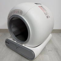 SECOND HAND - Litiera automata smart SHAW® V3 pentru pisici, auto-curatare, eliminare mirosuri prin ionizare, aplicatie mobila, 9L (2)