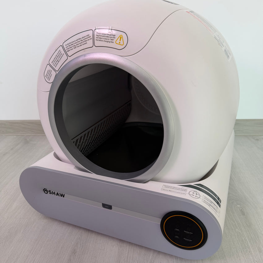 Second Hand - Litiera automata smart SHAW® V1 pentru pisici, auto-curatare, ionizare, aplicatie mobila, 9L (25)