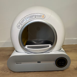 Second Hand - Litiera automata smart SHAW® V1 pentru pisici, auto-curatare, sterilizare, aplicatie mobila, 9L (6)