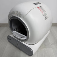 SECOND HAND - Litiera automata smart SHAW® V3 pentru pisici, auto-curatare, eliminare mirosuri prin ionizare, aplicatie mobila, 9L (4)