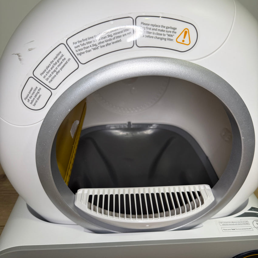 Second Hand - Litiera automata smart SHAW® V1 pentru pisici, auto-curatare, sterilizare, aplicatie mobila, 9L (8)