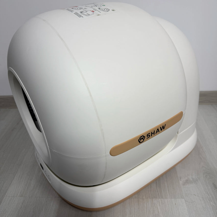 SECOND HAND - Litiera automata Smart SHAW® PRO pentru pisici, auto-curatare, sterilizare UV, odorizant, aplicatie mobila (6)