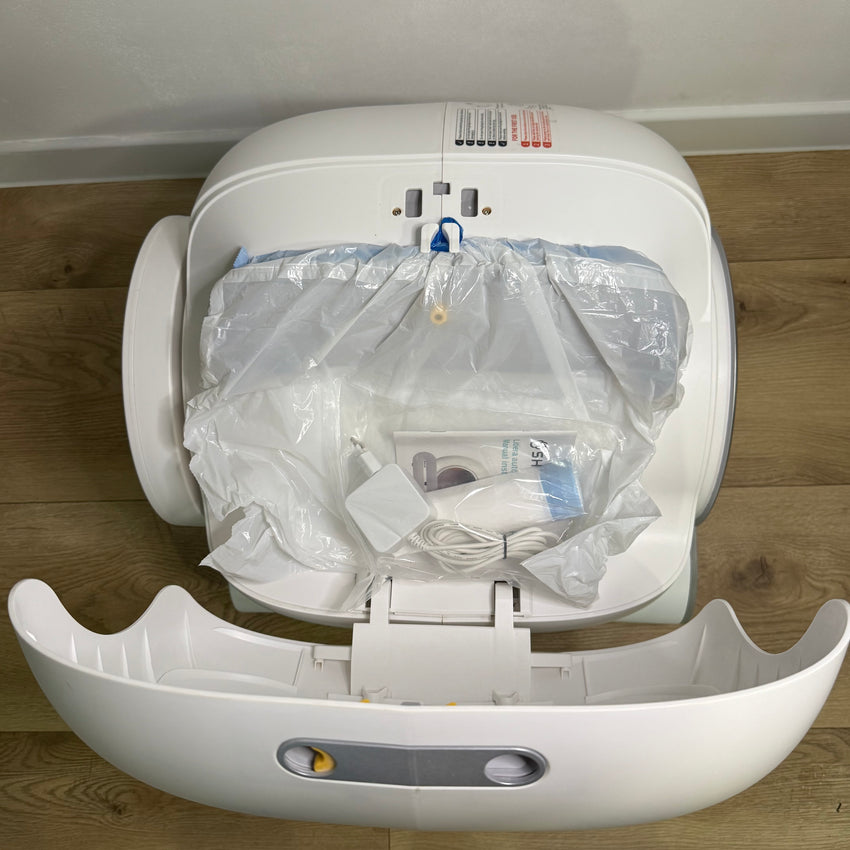 Second Hand - Litiera automata smart SHAW® V1 pentru pisici, auto-curatare, sterilizare, aplicatie mobila, 9L (6)