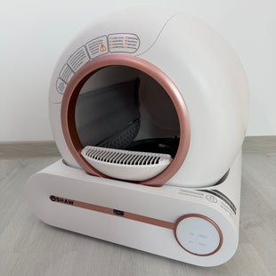 Second Hand - Litiera automata smart SHAW® V1 Roz pentru pisici, auto-curatare, aplicatie mobila, 9L (31)