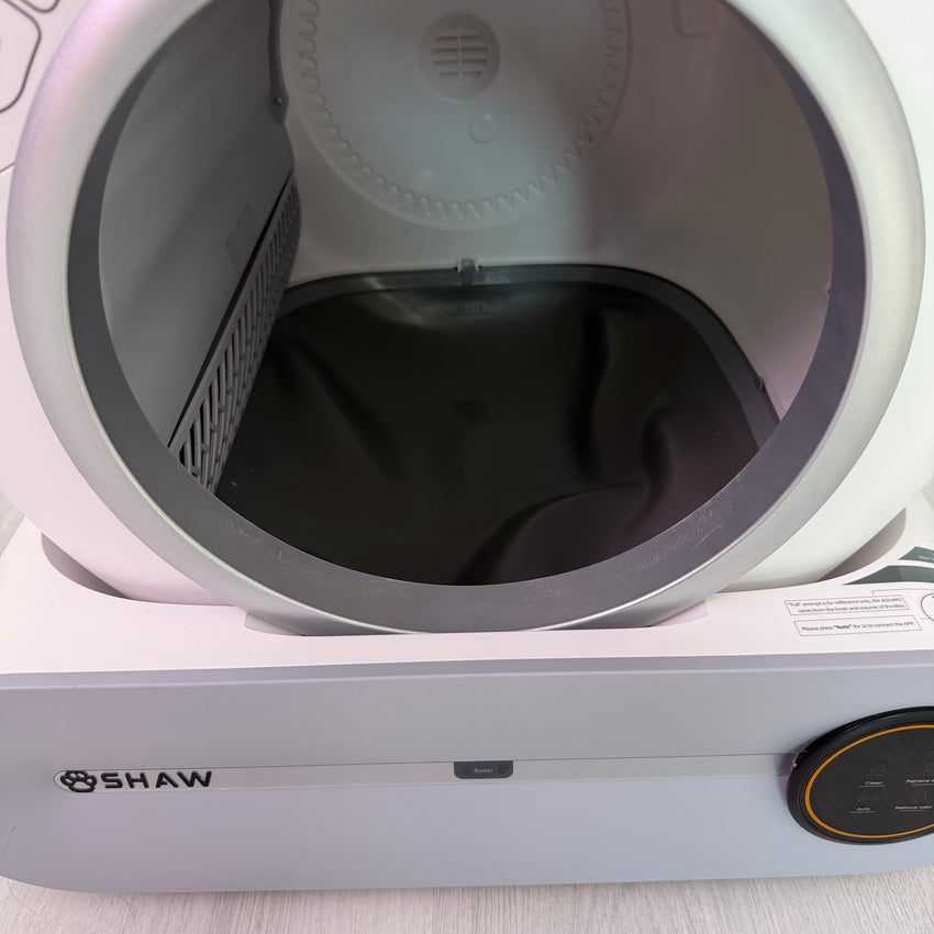 Second Hand - Litiera automata smart SHAW® V1 pentru pisici, auto-curatare, ionizare, aplicatie mobila, 9L (25)