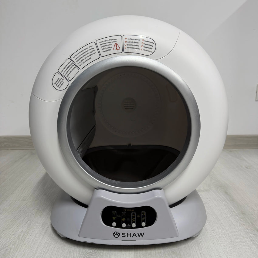 SEOND HAND - Litiera automata smart SHAW® V2 pentru pisici, auto-curatare, aplicatie mobila, 9L (1)
