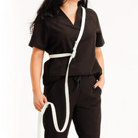 Lesă Hands-free ultra-ușoară din policoton Doctor Totolici, culoare Pastel Green