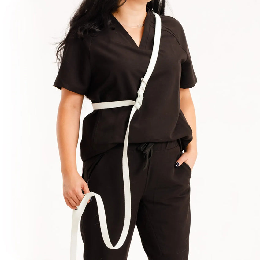 Lesă Hands-free ultra-ușoară din policoton Doctor Totolici, culoare Pastel Green